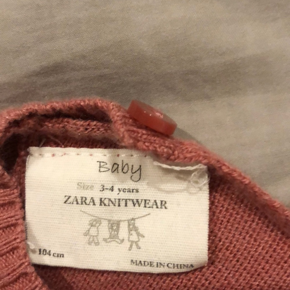 Zara Baby Girl Knit Sweater - Picture 3 of 3